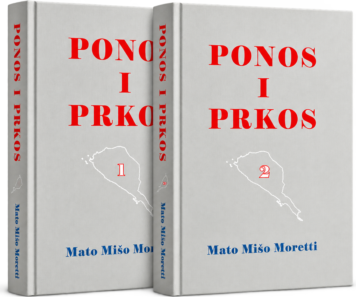 Naslovnice dvotomnog izdanja Ponos i prkos Mata Miša Morettija